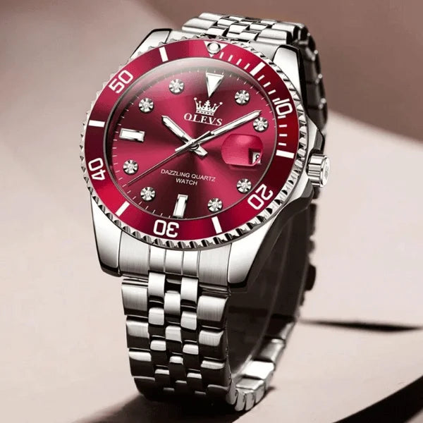 Olevs Montre Cadran Provence | Rouge