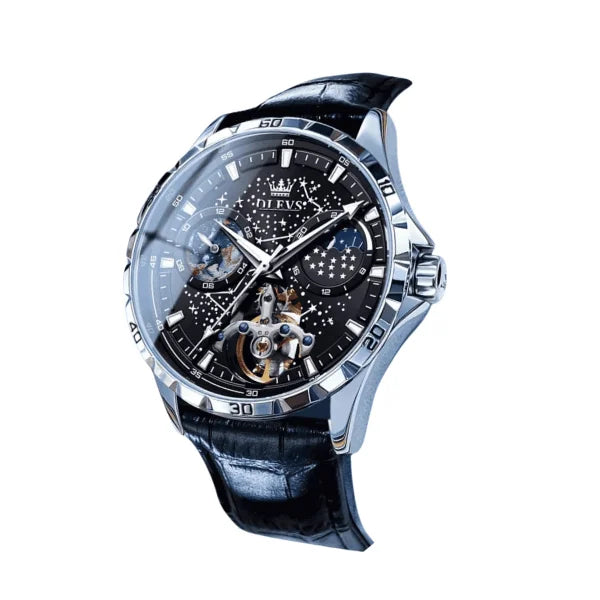 Olevs Montre Homme Luxe Tours | Noire